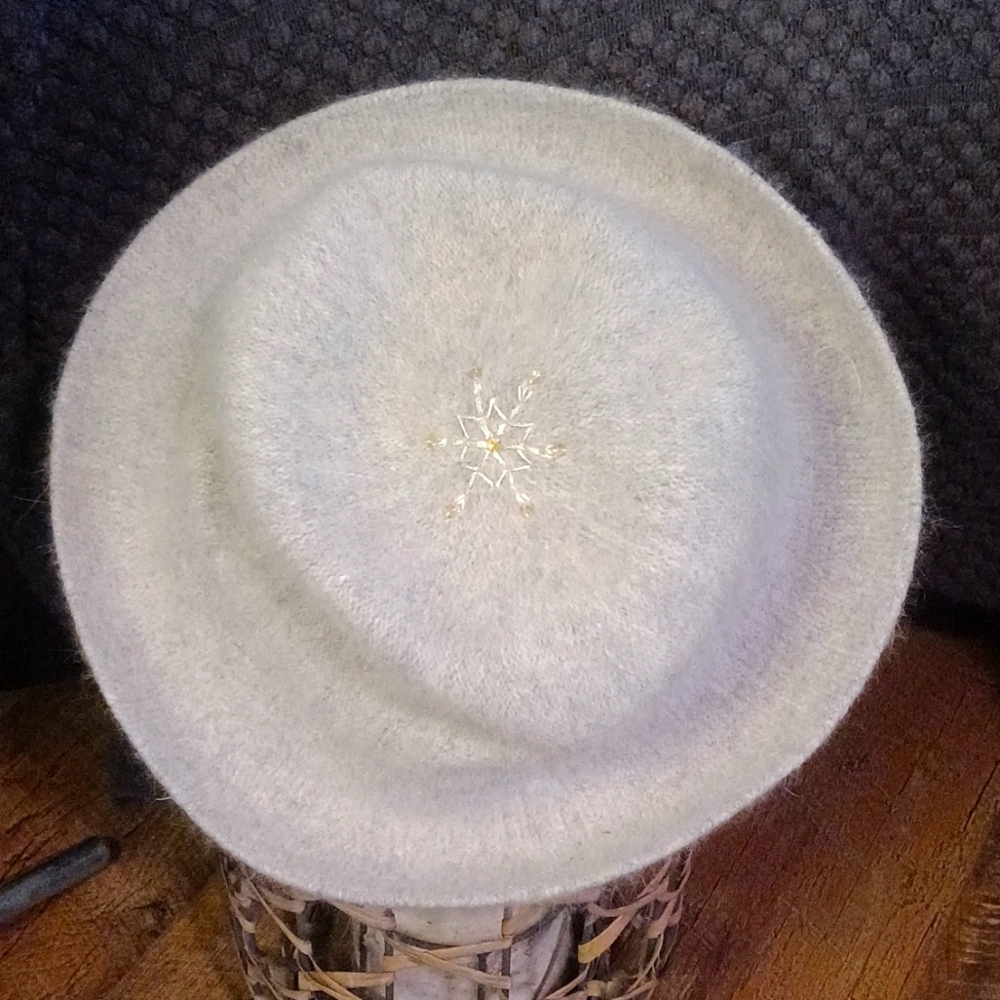Angora Wool Gray Hat - image 1